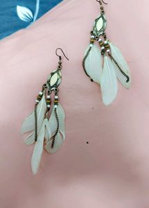 Boho Feather Earrings