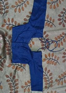 Blue Saree Blouse