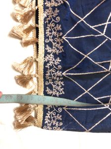 Blue Plazo Set