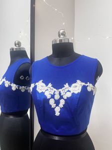 Blue Readymade Blouse