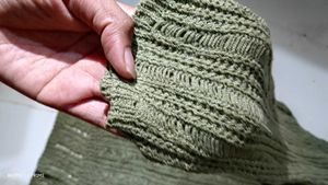 Olive Green Knit Sweater