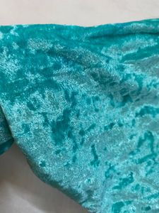 Teal Velvet Bikini Bottoms
