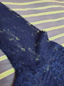 New Net Top With Back Zip