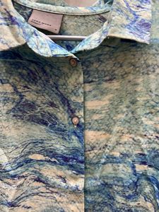 Vero Moda Blue Patterned Shirt