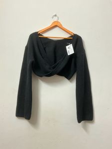 Black Flared Sleeve Bolero