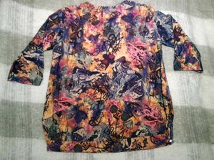 Stylish Printed Korean Top [C5]