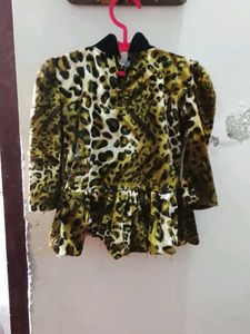 Animal Print Kids Top