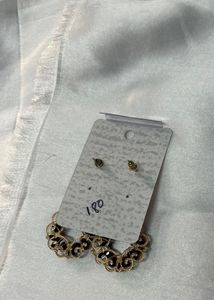 Brand New Elegant Black  Earrings