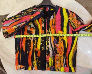 Floral Print Quilted Jacket