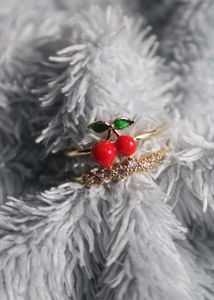 🍒  Anti-tarnish Cherry Ring 🍒