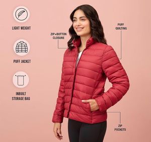 Red Puffer Jacket