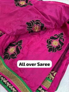 Ethnic Saree With Stitched Blouse (upto 36in)
