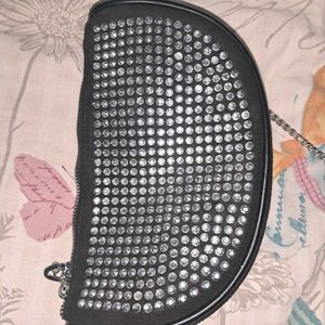 Imported Rhinestone Embellished Handbag/slingbag