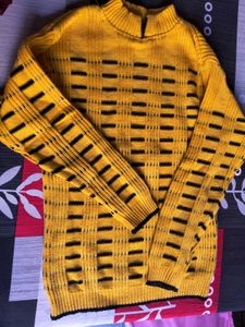 Yellow Patterned Sweater