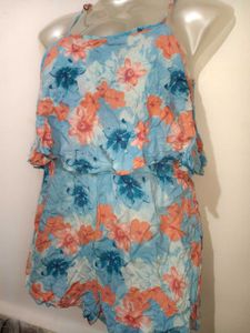 🎄Buy 1, Get 1 Free🎁 S/ M Floral Print Romper