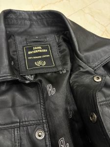 Trucker Genuine Leather Jacket - Size M