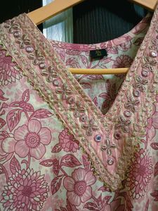 Brand New Pure Cotton Suit Set With Dupatta