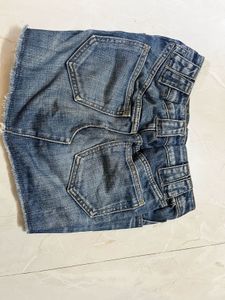 Denim Mini Skirt