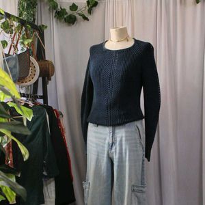 Levi&#39;s Blue Knit Sweater