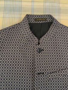 Patterned Nehru Jacket