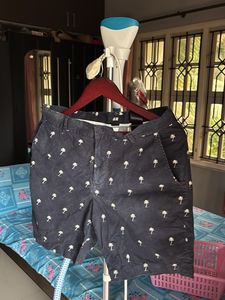 H&amp;M Blue Patterned Pants