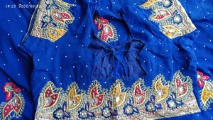 Bridal Elegant Embroidered Heavy Saree
