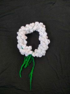 White Floral Gajra