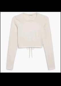 Open Back Long Sleeve Top