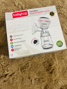 Babyhug Portable Electric Breast Pump ,bottle