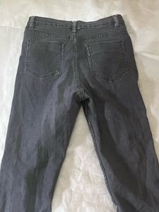 Grey Flared Jeans