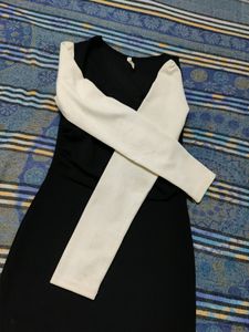 Chic Colorblock Mini Dress