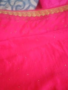 saree dark pink