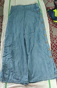 soft jeans palazzo