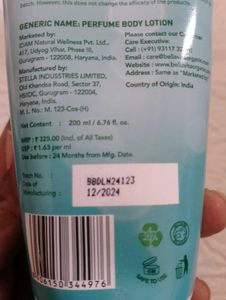 BELLAVITA SKAI Aquatic Perfume Body Lotion