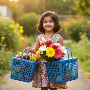 Plastic Storage Basket For Multipurpose uses