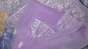 Lilac Embroidered Sharara Suit