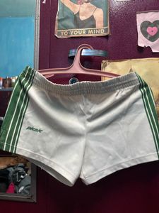 Picnic White Striped Shorts