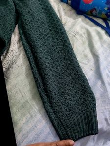Green Knit Pullover