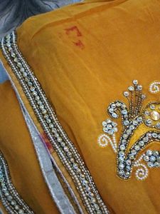 Saree With Heavy Embroidery