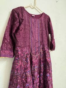 Floral Paisley Print Long Dress