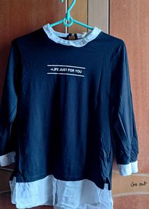 ✅❤️118. Black Collar Shirt Top Effect❤️✅