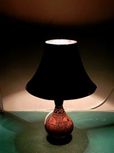 Vintage Style Turkeys copper Floral Table Lamp