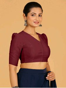Elegant Maroon Blouse (M Size)