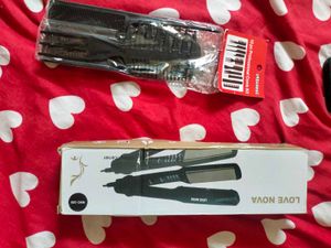 Hair Straightener&Professional Comb Kit