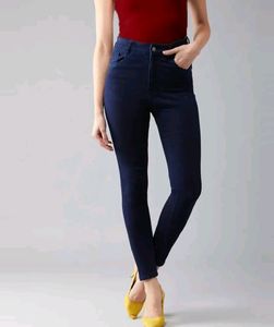 TYFFYN WOMEN DARK BLUE JEANS
