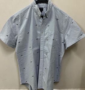 J.Crew Printed Short Sleeve Shirt
