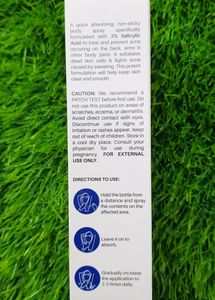 Dermdoc 2% salicylic acid Body Acne Treatment
