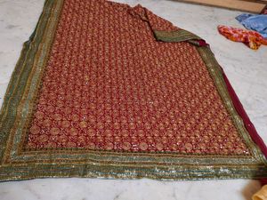 Zari Work In Full Saree Just Wear A Look Gorgeous