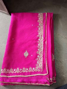 Chiffon Lahariya saree From Women