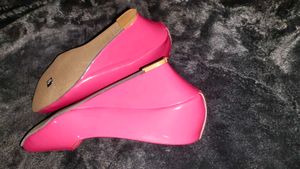 Pink Patent Leather Ballet Heels